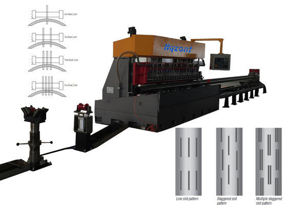 High Production Rate Pipe Perforating Machine With CNC Indexing Systems