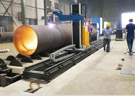 Carbon Steel Automatic Pipe Cutting Machine High Precision ±0.5mm