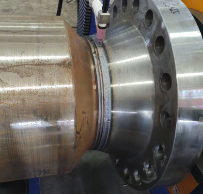 MH-P02 PLC Circular Seam Welding System 10 Inch Touch Screen 50 Welding Programs 400A TIG Torch