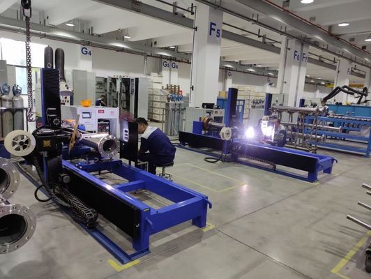 고속 자동 시트 용접기 10-500Amp 용접 전류 및 와이어 공급과 함께 TIG 파이프 용접 기계